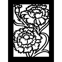 Little Flowers Stained Glass Coloring Book
