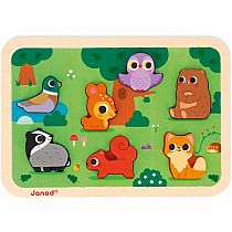 CHUNKY PUZZLE FOREST ANIMALS