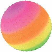 RAINBOW KNOBBY BALL MED 8"