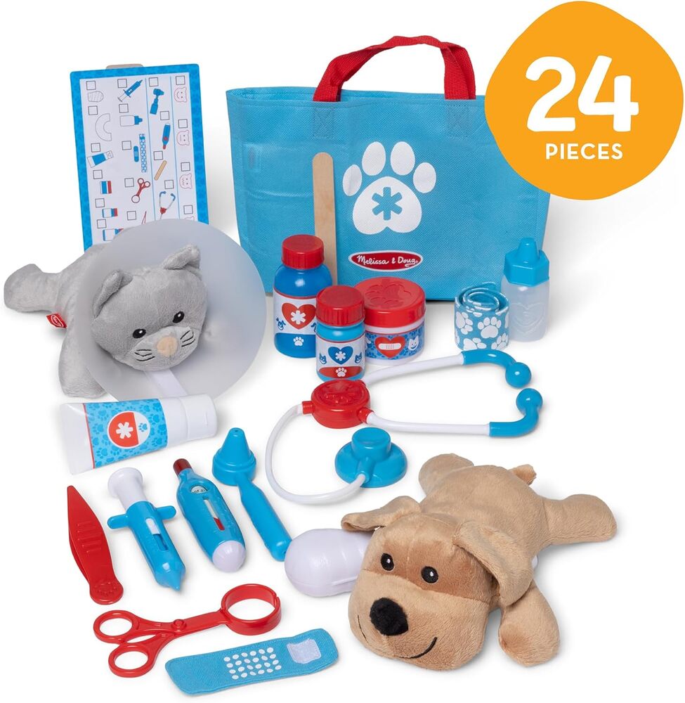 Melissa & Doug Examine & Treat Pet Vet Play Set