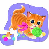 CUTE KITTEN 12 PC PUZ