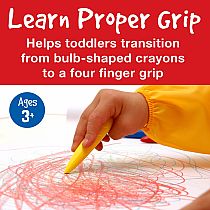 LITTLE CREATIVEs EASY GRIP CRAYONS