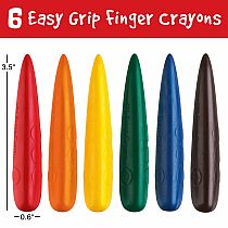 LITTLE CREATIVEs EASY GRIP CRAYONS