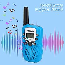 Retevis Walkie Talkies LT Blue w FLASHLIGHT