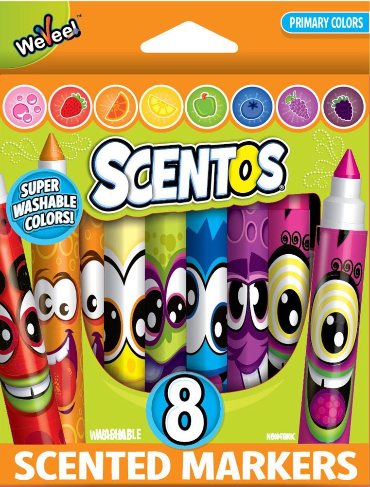Scentos 8 Pack Scented Markers - Over the Rainbow