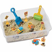 SENSORY BIN CONSTRUCTION ZONE