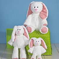 MARSHMALLOW COTTONBALL BUNNY 13"