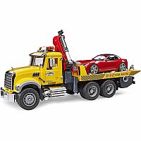 BRUDER MACK TOW TRUCK W ROADST