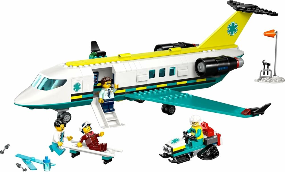 LEGO EMERGENCY AMBULANCE PLANE - Over the Rainbow