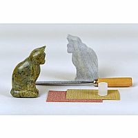 SOAPSTONE CAT