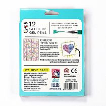 IHA 12 GLITTER GEL PENS