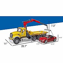 BRUDER MACK TOW TRUCK W ROADST