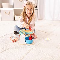 MAKE-A-CAKE WOODEN MIXER SET