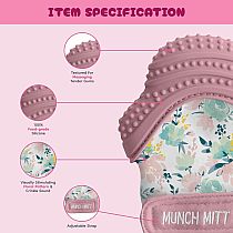 MUNCH MITT PINK FLORAL