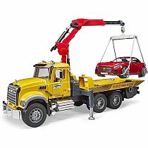 BRUDER MACK TOW TRUCK W ROADST