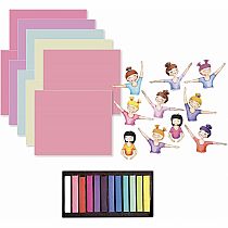 DRY PASTELS ART KIT DANCERS