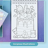 KAWAII CAFÉ COLORING SET