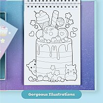 KAWAII CAFÉ COLORING SET