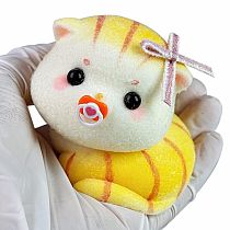 ZABA SQUISHY CAT BABY ASST