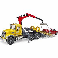 BRUDER MACK TOW TRUCK W ROADST
