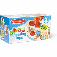 MATCH & PUSH SPINNING TOPS