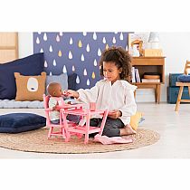 COROLLE HIGH CHAIR PINK
