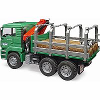 Bruder Timber Truck with Loading Crane