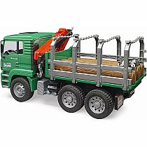 Bruder Timber Truck with Loading Crane