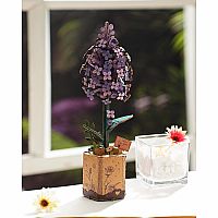 MODERN WOODEN PUZZLE LILAC