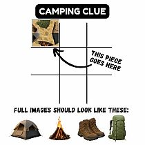 SQUZZLE PUZZLE CAMPING