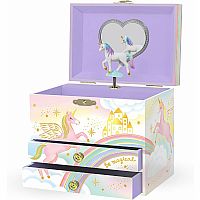 UNICORN RBW JEWELRY BOX 2 DR