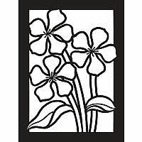 Little Wildflowers Stained Glass Coloring Book