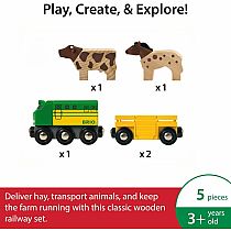 BRIO Farm Railway Set