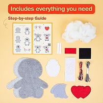 My first Sewing KOALA W HEART