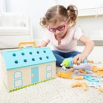 BUILD A HOUSE TOOLBOX SET
