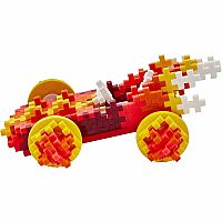 PLUS PLUS TUBE FIRE CAR 200PC