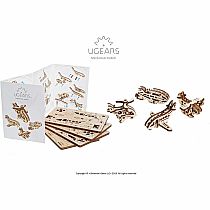 Ugears U-Fidgets Aircrafts (4 Pcs)