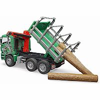 Bruder Timber Truck with Loading Crane