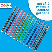 COLOR SHEEN METLIC GEL PENS 12