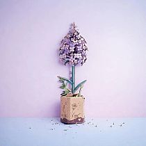 MODERN WOODEN PUZZLE LILAC