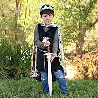 SILVER KNIGHT TUNIC/CAPE/CROWN