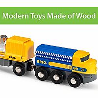 BRIO THREE WAGON CARGO TRAIN