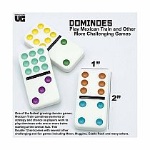 DOUBLE 12 MEXICAN TRAIN DOMINOES UNIV