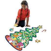 CHRISTMAS TREE FLOOR PUZ 49 PC