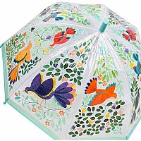 Umbrellas Flowers and Birds