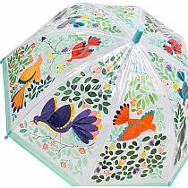 Umbrellas Flowers and Birds