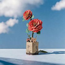 WOODEN PUZZLE RED CAMELIA