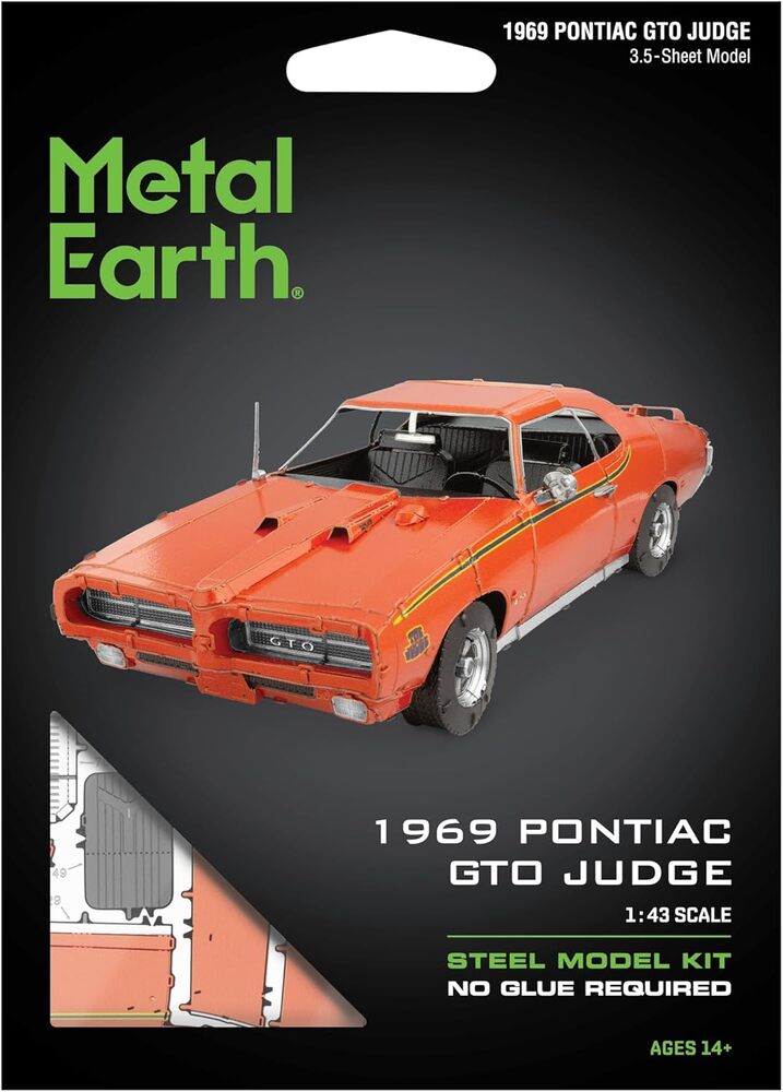 METALEARTH 1969 PONTIAC GTO
