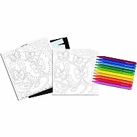 Color by Number Bloomin Butterflies