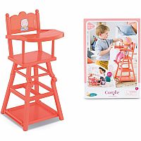 COROLLE HIGH CHAIR PINK